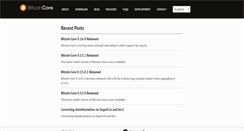 Desktop Screenshot of bitcoincore.org